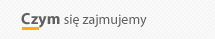 Czym się zajmujemy - tytuł